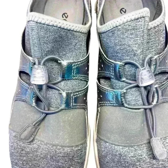 ECCO Women's Sense Toggle Fashion Sneaker Metallic Stone Size 41 (9-9.5) Slip On - Picture 4 of 12